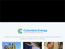 Tablet Screenshot of columbia-energy.com